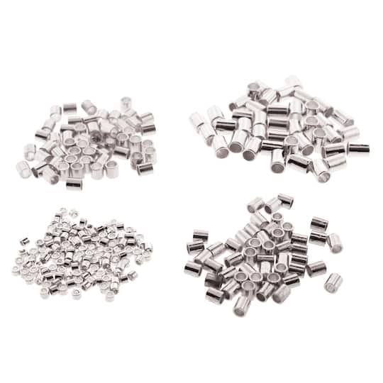The Beadsmith&#xAE; Silver Plated Crimp Tubes, 600ct.